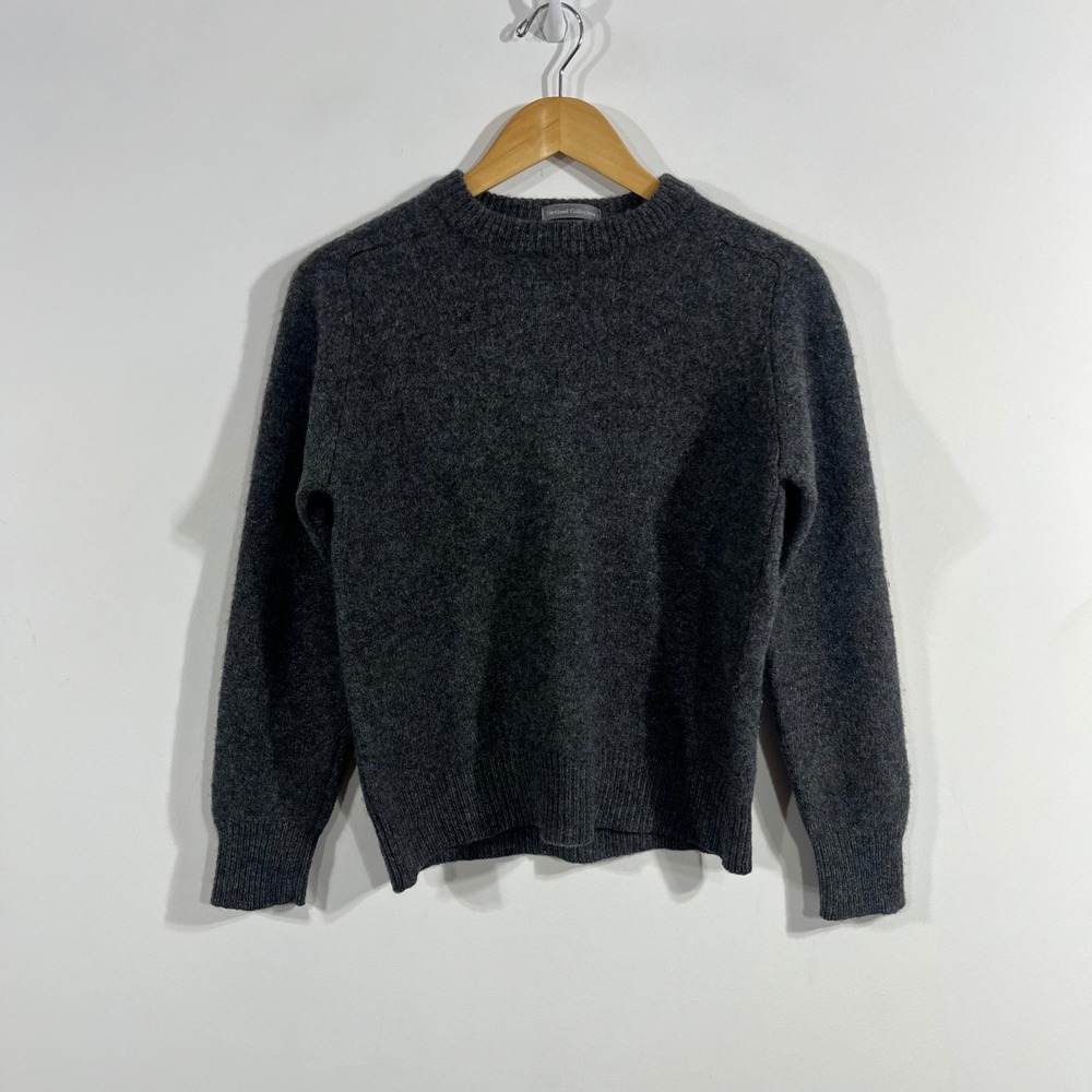Lord&Taylor Quiet Luxury Shetland Parisian Crewneck Wool Sweater Womens Small